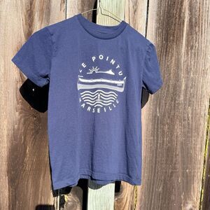 Le Marseillais Marseille France Graphic Tee Shirt Kids 7–8Y Organic Cotton